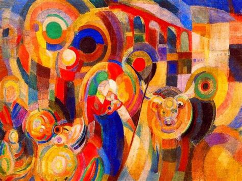 Sonia Delaunay. Market at Minho | Sonia delaunay, Delaunay, Art movement