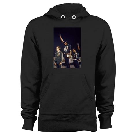 John Carlos Tommie Smith Black Power Salute 1968 Summer Olympics Hoodie