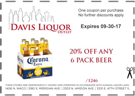 Current Coupons - Davis Liquor