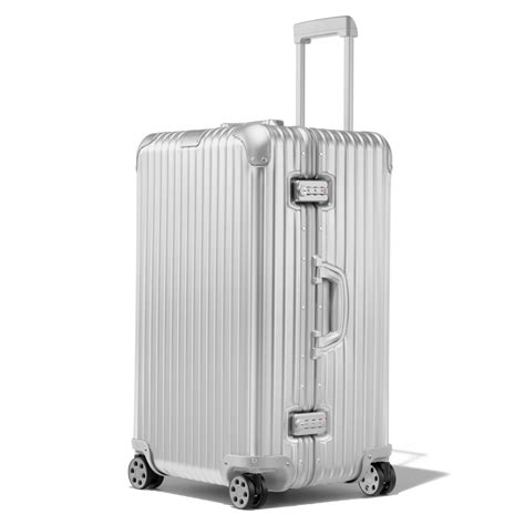 Original Trunk Large Aluminum Suitcase | Silver | RIMOWA