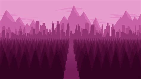 City Forest Minimalist Wallpaper,HD Artist Wallpapers,4k Wallpapers,Images,Backgrounds,Photos ...