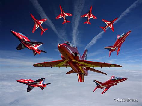 "The RAF Red Arrows" Posters by AviationPrints | Redbubble