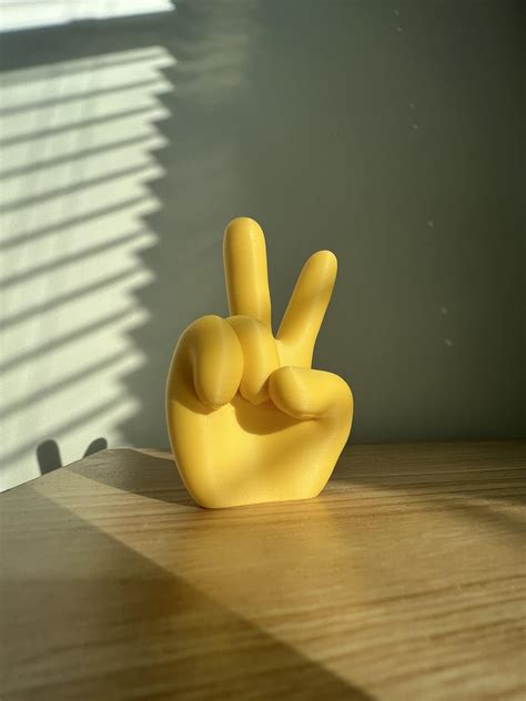 Peace Emoji by winl | Download free STL model | Printables.com