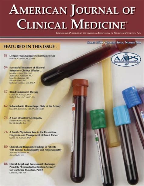 American Journal of Clinical Medicine - American Association of ...