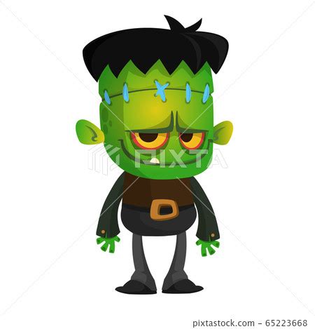 Cartoon funny zombie. Halloween vector... - Stock Illustration [65223668] - PIXTA