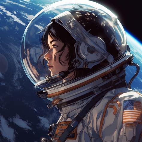 Download Female Astronaut, Earth From Space, Inspiring. Royalty-Free ...