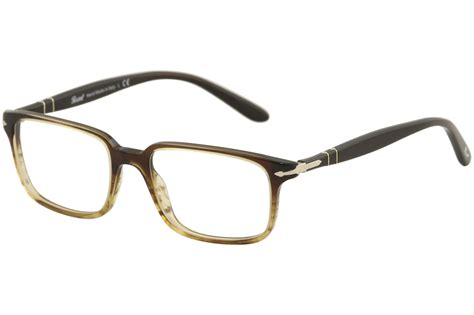 Persol Men's Eyeglasses PO3013V PO/3013/V 1026 Brown Striped Optical Frame 53mm | eBay