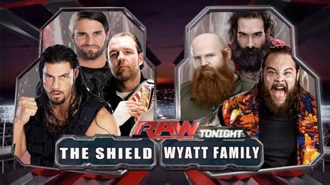 FULL MATCH - The Shield vs Wyatt Family - Raw: Mar. 3, 2014 - TokyVideo