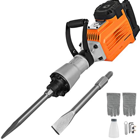 3600w Electric Demolition Jack Hammer Concrete Breaker Punch Chisel Bit W/case Power Tool ...