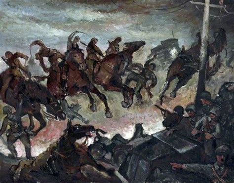 Polish Cavalry Charge, 1939 | Art UK