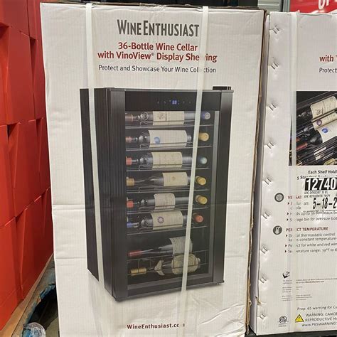 Wine Enthusiast Wine Fridge Costco - costco mini fridge freezer