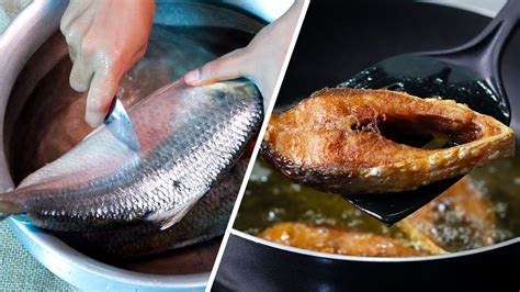 Ilish Maach Bhaja | Hilsa Fish Fry | Ilish Mach Vaja | Easy Way to ...