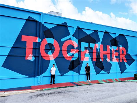 Better Together Mural w/ Trevor Wheatley | Mural, School murals, Mural ...