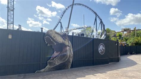 Universal’s Jurassic Park Roller Coaster Construction Update | Chip and Company