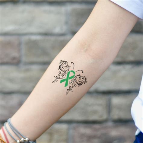 Cerebral Palsy Awareness Temporary Tattoo Sticker (Set of 2) | Butterfly tattoos for women ...