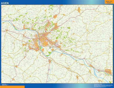 Biggest Map of Agen France