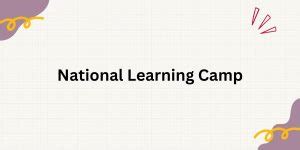 DepEd Set to Launch National Learning Camp Focused on Enrichment and Remediation Activities ...