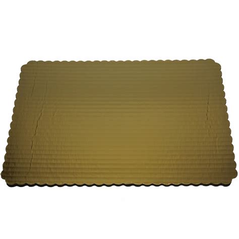 Gold Cake Board Full Sheet 25" X 18" Double Wall - Cake Art