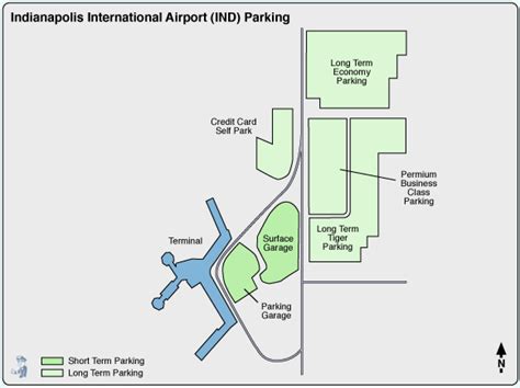 Indianapolis Airport Parking | IND Airport Long Term Parking Rates & Map