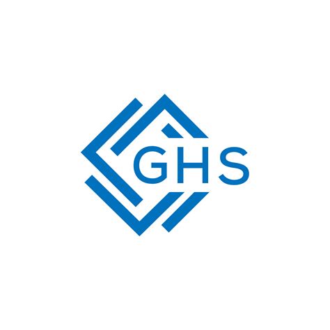 GHS letter logo design on white background. GHS creative circle letter logo concept. GHS letter ...