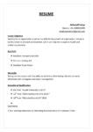 Download Fresher Resume Format Word .docx (2 Page)