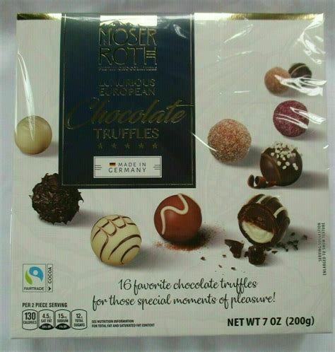 Moser Roth Luxurious European Chocolate Truffles 16 Piece Sealed Gift Box Valentine Days Gift - Etsy