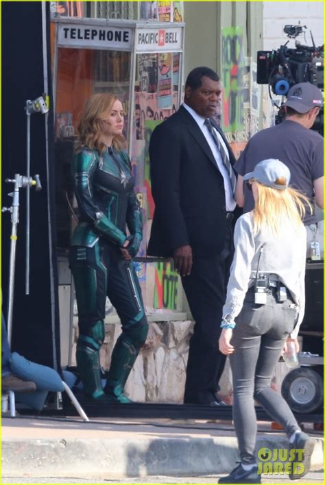 Photo: samuel l jackson captain marvel brie larson nick fury 21 | Photo ...