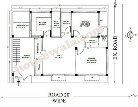 30 X 40 Single Story House Plans - Eura Home Design