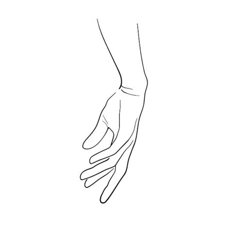 Black and White Hands Svg, Hand Line Art Drawing, Hand Poster, Hands ...