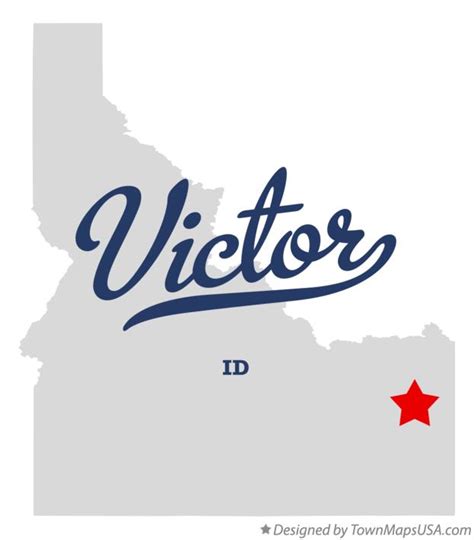 Map of Victor, ID, Idaho