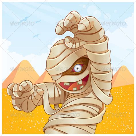 Mummy Cartoon by h4nk | GraphicRiver