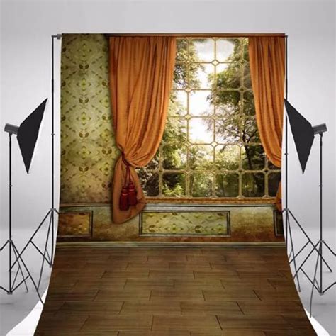 5x7ft Indoor Background Wedding Photography Retro Photo Studio Newborn Digital Backdrops Cloth ...