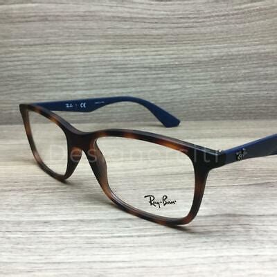 Ray Ban RB 7047 RB7047 Eyeglasses Matte Havana Blue 5574 Authentic 54mm | eBay