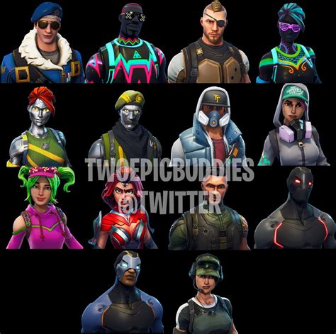 Fortnite leaked skins, back bling and axes reveal more new characters for Season 4 - VG247