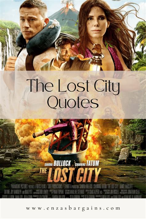 The Lost City Quotes - Enza's Bargains