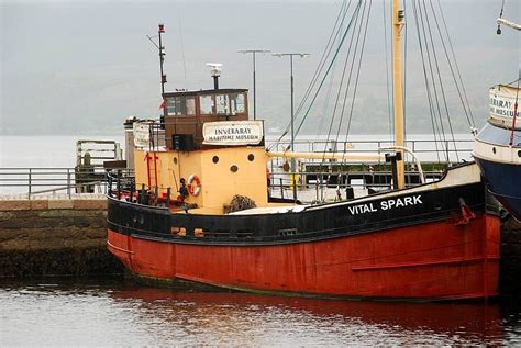 The Vital Spark Clyde Puffer. The Vital Spark, here pictured at Inveraray, played an important ...