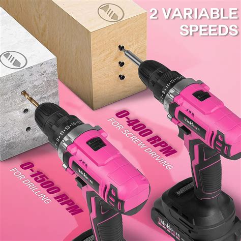 Pink Cordless Drill Set Review - BUILD WIRE