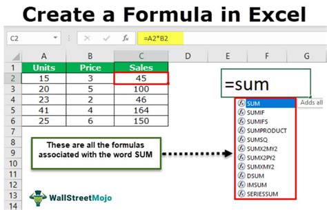 How to Build a Formula in Excel?