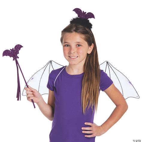 Kids’ Halloween Bat Accessory Set - 3 Pc. | Halloween Express