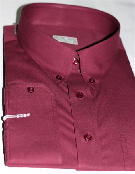 Burgundy Dress Shirts | Men's Custom Burgundy Dress Shirts