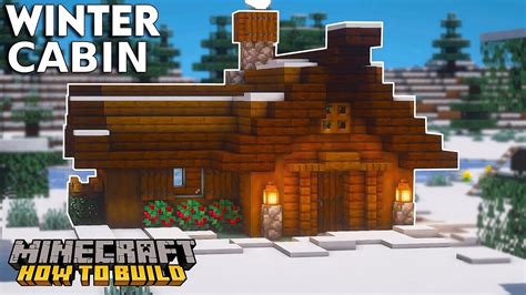 Cute Winter Log Cabin in Minecraft - TBM | TheBestMods