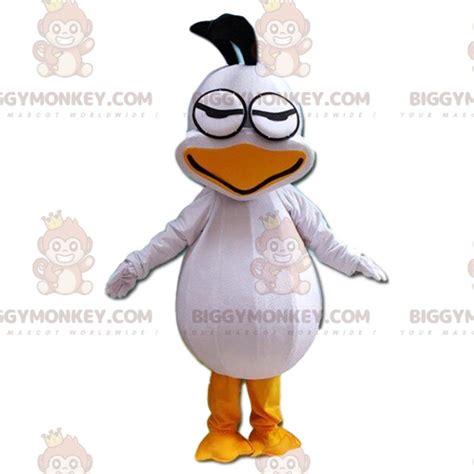 Giant Seagull BIGGYMONKEY™ Mascot Costume, White Duck Costume – Csozmc