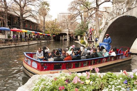 San Antonio River Walk Boat Tour Editorial Photo - Image of america ...