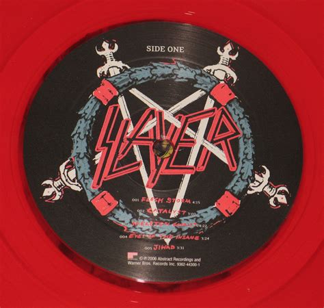 SLAYER Christ Illusion Red Album Cover Photos & 12" Vinyl LP ...