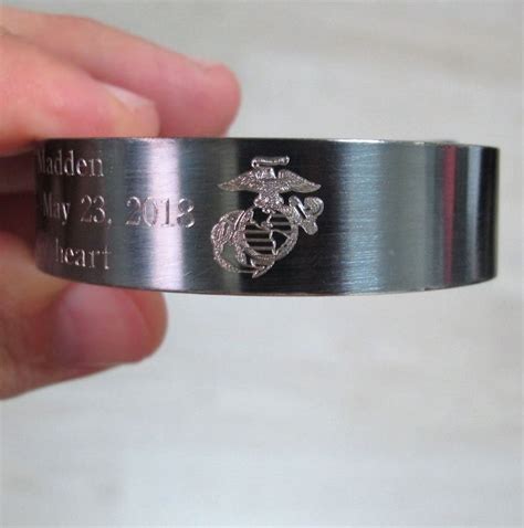 POW Bracelet in Sterling Silver - Cuff Bracelet - US Army gifts hero ...