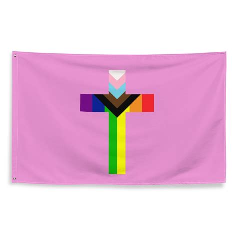 Christian LGBTQ Pride Flag Horizontal Progressive Modern - Etsy