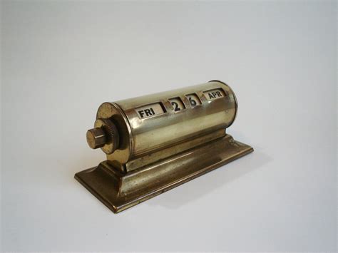 perpetual desk calendar - Google Search | Vintage office supplies ...