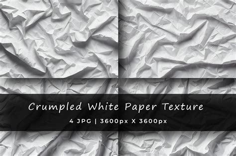 White Crumpled Paper Texture Backgrounds Graphic by srempire · Creative Fabrica