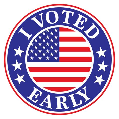 20+ I Voted Early Sticker Stock Photos, Pictures & Royalty-Free Images ...