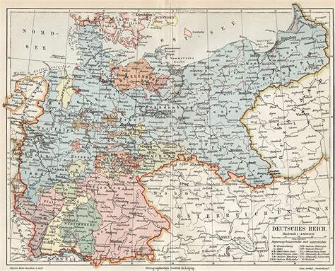 transpress nz: map of the Second German Reich, 1905